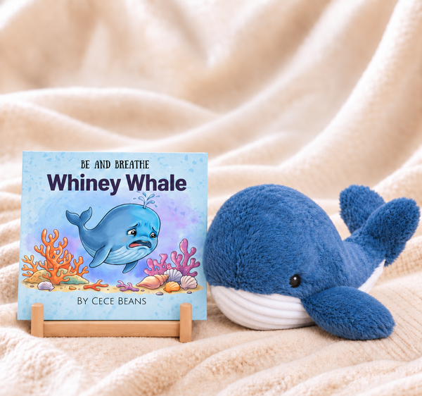 Whiney Whale Book and Warmie Whale Bundle
