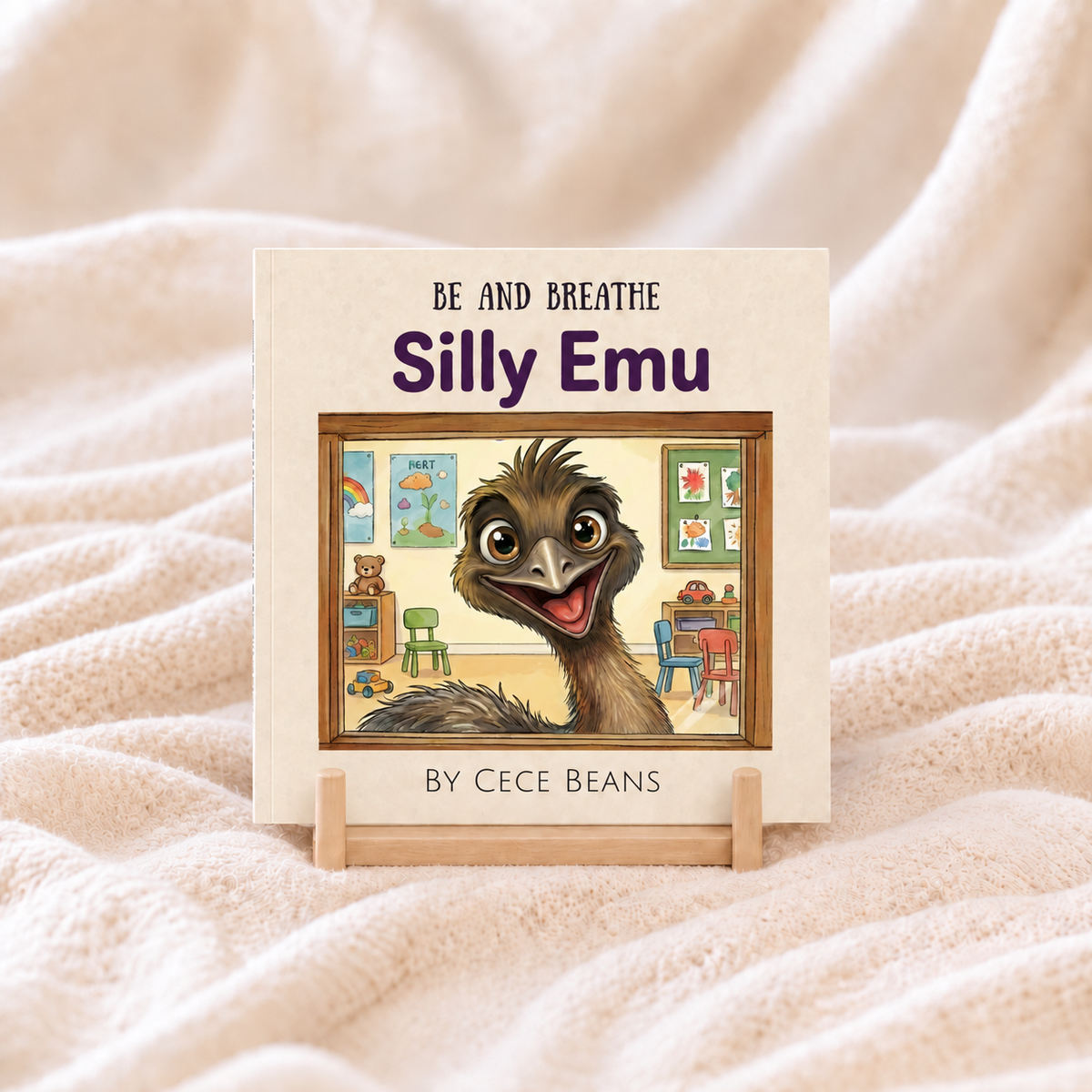 Silly Emu paperback, 8.5 x 8.5 inches
