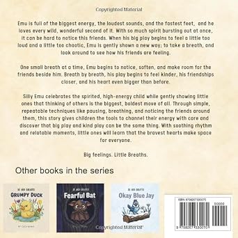 Silly Emu: A Relatable Rhyming Read-Aloud About Big Energy, Social Awareness, and Self-Regulation