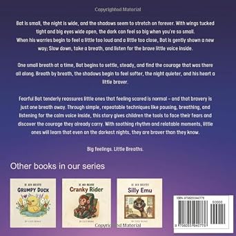Fearful Bat: A Mindful Bedtime Story About Overcoming Fear, Finding Courage, and Self-Regulation