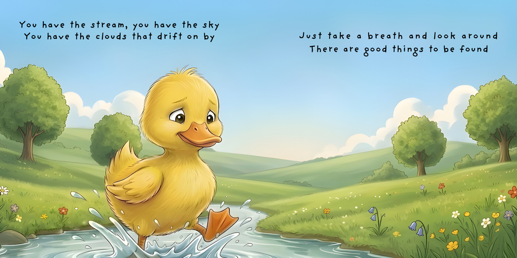 Grumpy Duck inside page
