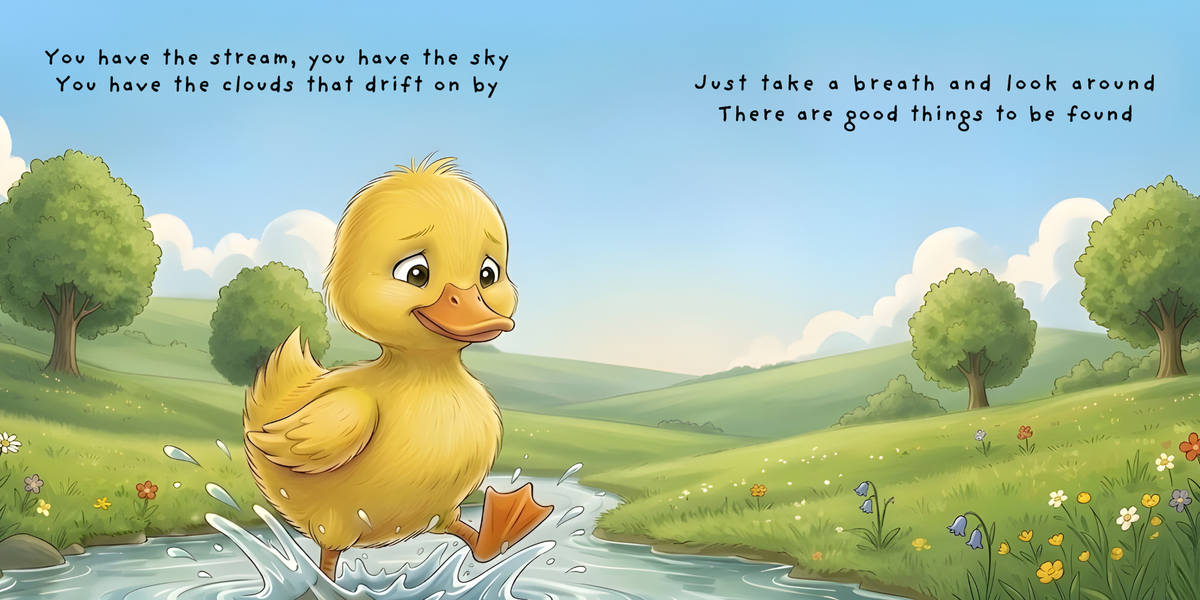 Grumpy Duck inside page