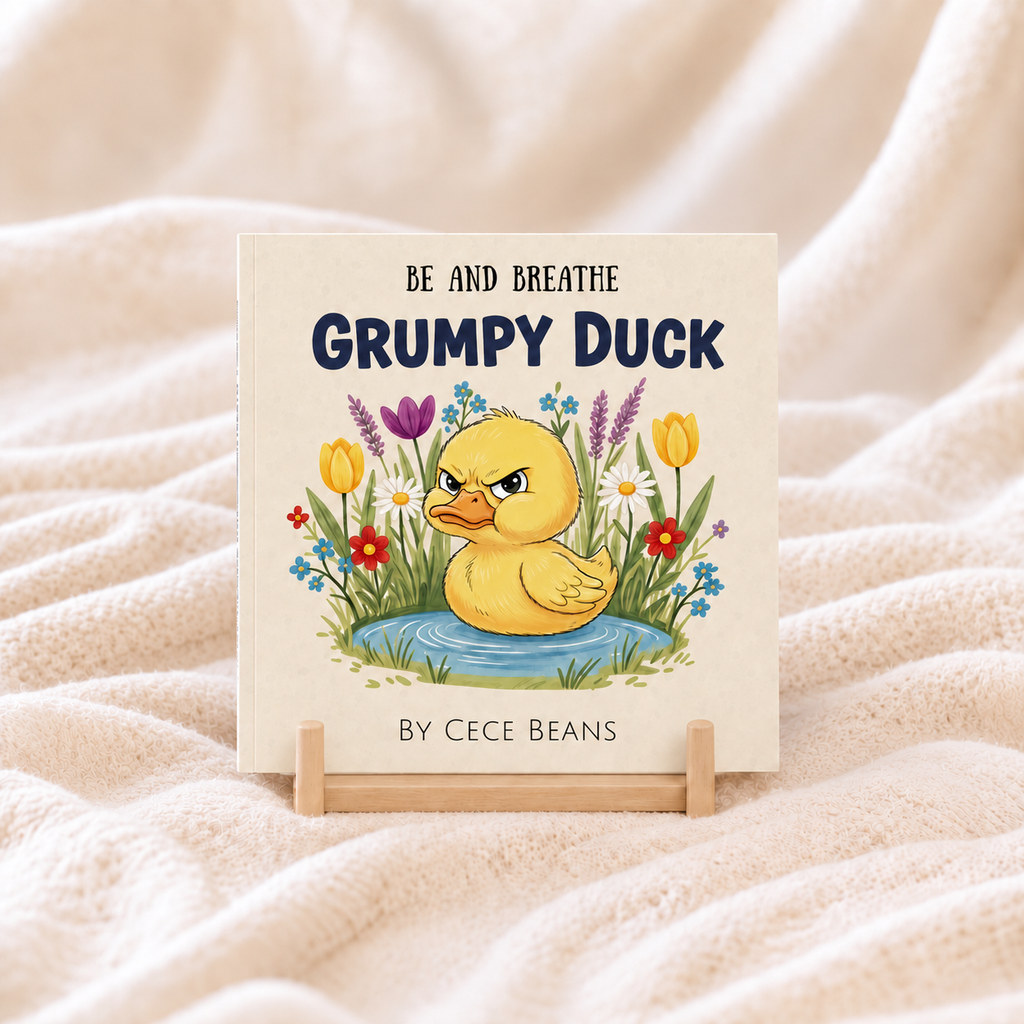 Grumpy Duck paperback, 8.5 x 8.5 inches