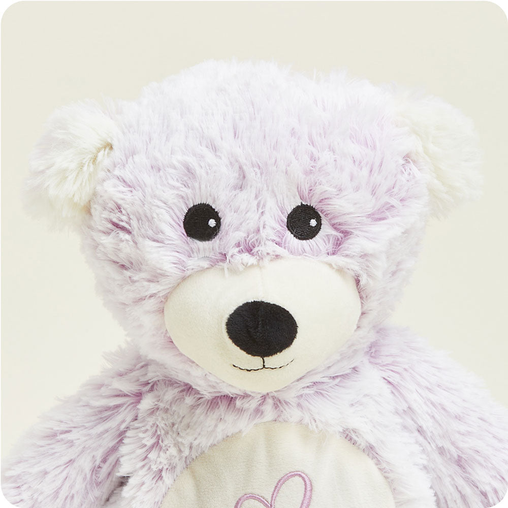 Purple Heart Bear Warmie