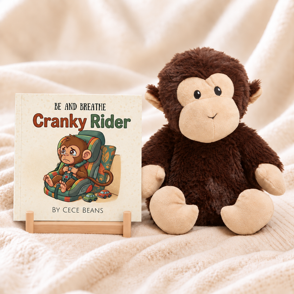 Cranky Rider Book and Warmie Monkey Bundle