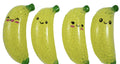 Water bead filled banana squeeze balls with smiling faces