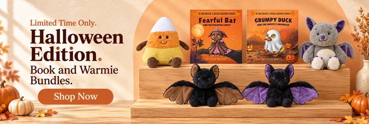 Limited time only: Halloween Edition book and Warmie bundles
