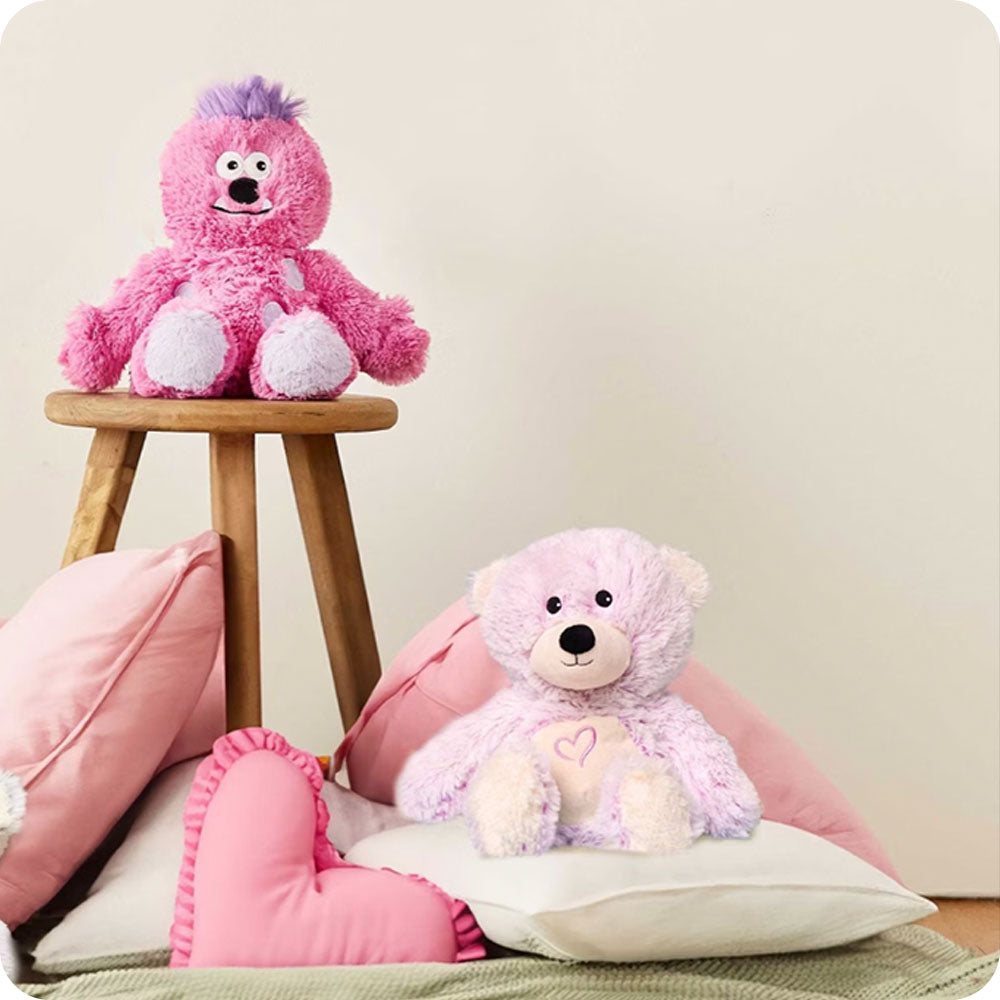 Purple Heart Bear Warmie